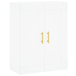 Wall Mounted Cabinets 2 pcs White Engineered Wood 3198001