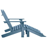 Garden Chair Blue Solid fir wood Large Detachable 315915