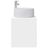Wall-Mounted Sink Vanity White 49.5 x 44.5 x 66 cm 890310