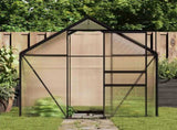 Greenhouse with Base Frame Anthracite Aluminium 3.61 m 48215