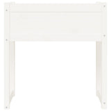 Planter White 78x40x81 cm Solid Wood Pine 822133