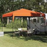 Canopy Tent Manual Orange 290 x 290 x 251 cm Fabric 42007388