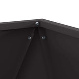 Planter 2 pcs Black 40 x 40 x 40 cm Steel 883823