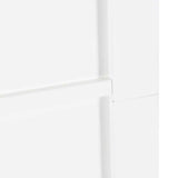 Sliding Door White and Black 86 x 198.5 cm Solid Pine Wood 3333511