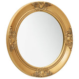 Wall Mirror Baroque Style 50 cm Gold 320345