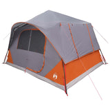 Instant Tent with Roof Grey and Orange 365 x 380 x 200 cm 42028701