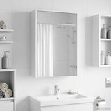 Bathroom Mirror Cabinet White 43 x 16 x 62.5 cm Engineered wood 889135