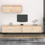 TV Cabinets 3 pcs Solid Wood Pine 3100139