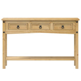 Console Table "Corona" 114x34.5x73 cm Solid Wood Pine 4005666
