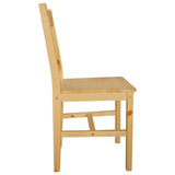 Dining Chairs 4 pcs Pinewood 241515
