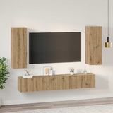 TV Cabinet Set 5 pcs Artisan Oak Engineered Wood 3393452
