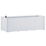 Garden Raised Bed with Self Watering System White 100x43x33 cm 313959
