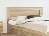 Headboard with Headboard Sonoma Oak 120 cm Engineered Wood 887467