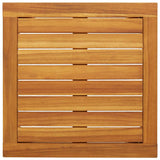 3 Piece Bistro Set Beige Poly Rattan and Acacia Wood 367603