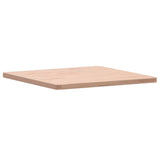 Table Top 60x60x2.5 cm Square Solid Wood Beech 355956