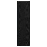 TV Wall Cabinet Black Oak 40.5 x 30 x 102 cm Engineered Wood 882941