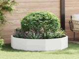 Planter White 120 x 120 x 35 cm Steel 883725