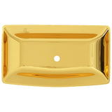 Wash Basin 71x38x13.5 cm Ceramic Gold 143480