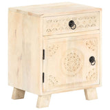 Bedside Cabinet 40x30x50 cm Solid Mango Wood 282867