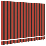 Awning Replacement Fabric Orange and Brown 3.5 x 2 m Polyester 42000430