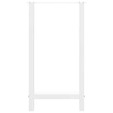 Bar Table Legs White 2 pcs 40x cm Steel 4013325