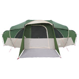 Family Tent with Rainfly Water-resistant tunnel Green 18-Person 42017460