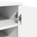 Shoe Cabinet White 32x35x92 cm Engineered Wood 808972