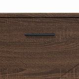 Bathroom Cabinet with Drawer Brown Oak 76.5 x 35 x 64 cm 883301