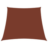 Sunshade Sail Oxford Fabric Trapezium 2/4x3 m Terracotta 135406