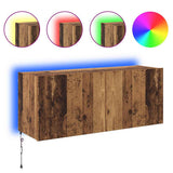 TV Wall Cabinet Old Wood 100 x 35 x 41 cm Engineered Wood 886250