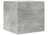 TV Cabinet Set Wall-mounted 3 pcs Concrete Grey Engineered Wood 3409018