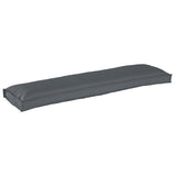 Pallet Cushion Set 2 pcs Anthracite 150 x 40 x 8 cm 42001708