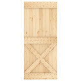 Door NARVIK 90x210 cm Solid Wood Pine 154445