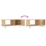 Coffee Table Sonoma Oak 90x50x40 cm Engineered Wood 829487