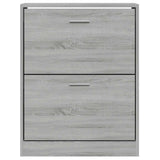 Shoe Cabinet Grey Sonoma 63x24x81 cm Engineered Wood 342562