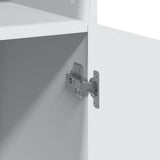 Highboard White 80x42.5x249 cm Engineered Wood 3281357