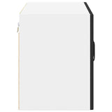 Wall Glass Cabinet LUCCA Black 60 x 31 x 40 cm Engineered Wood 884967