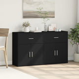 Sideboards 2 pcs Black 60x31x70 cm Engineered Wood 3276547