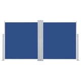 Retractable Side Awning Blue 160x600 cm 317998