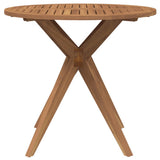 Garden Table Round 85x75 cm Solid Wood Acacia 367834