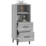 817418 Sideboard Grey Sonoma 34,5x34x90 cm Engineered Wood