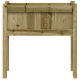Garden Planter with Legs 70x31x70 cm Impregnated Wood Pine 837562