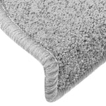 ZNTS Stair Mats 30 pcs Light Grey 65x24x4 cm 3365762