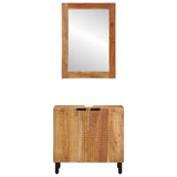 Bathroom Cabinet Set 2 pcs Natural 62 x 33 x 58 cm 3310012