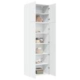 Highboard White 80x42.5x249 cm Engineered Wood 3281364