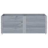 Pallet Collars 3 pcs Grey 150x100 cm Solid Wood Pine 3295384