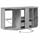 Corner LED TV Cabinet Wall-mounted Grey Sonoma 100 x 40 x 50 cm 889801