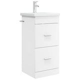 Bathroom Vanity with Sink White 42 x 40 x 84.5 cm 890696