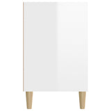 Shoe Cabinet High Gloss White 102x36x60 cm Engineered Wood 819726