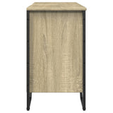 Bathroom Sink Cabinet Sonoma Oak 91x35x60 cm Engineered Wood 848665